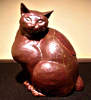 猫の置物035/チョコネコ